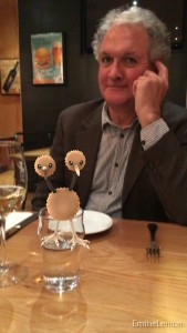 Dad wasn't thrilled that a Doduo was on the table