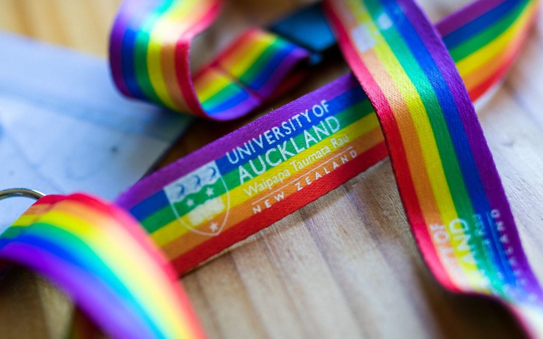 Rainbow University of Auckland Lanyard